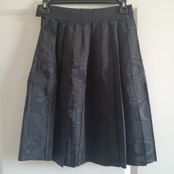 HOST PICK Ellen Tracy VTG late 50s early 60s rare taffeta skirt black size P9/10 - Picture 2 of 8